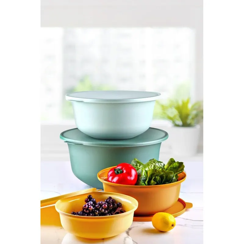 Set cutie de depozitare, Verde, 33x33x15 cm - Verde