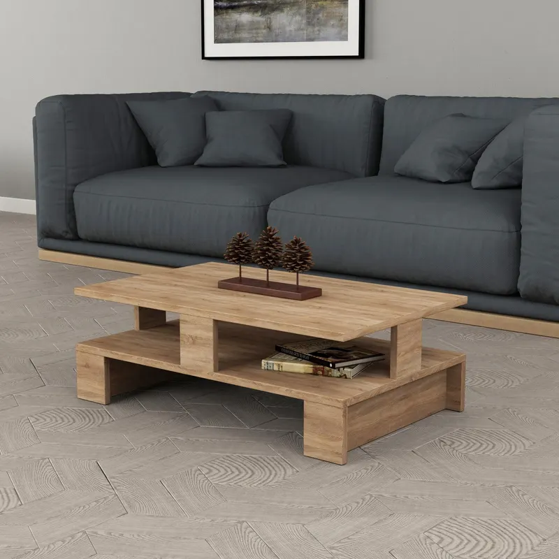 Masuta de cafea Mansu Sufragerie, 80x28x50 cm - Stejar
