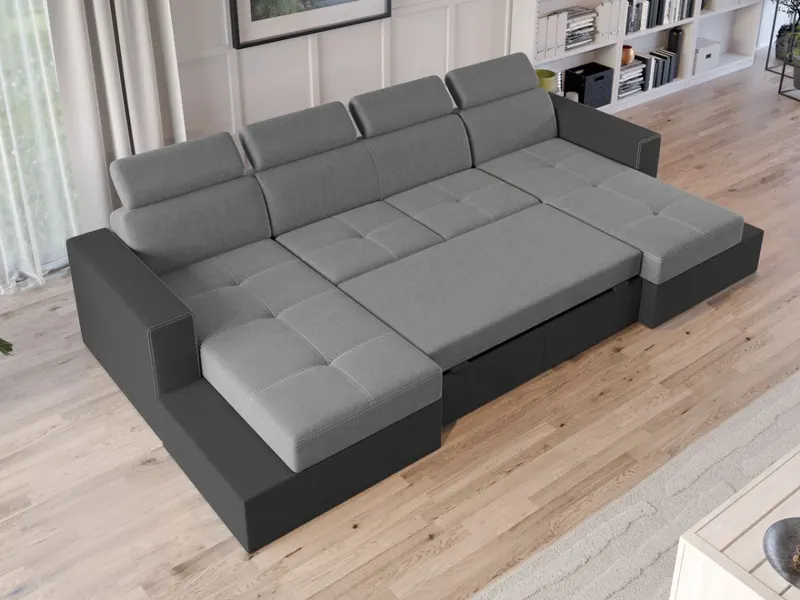 Coltar U Extensibil Paloma gri deschis / gri — imaginea 3