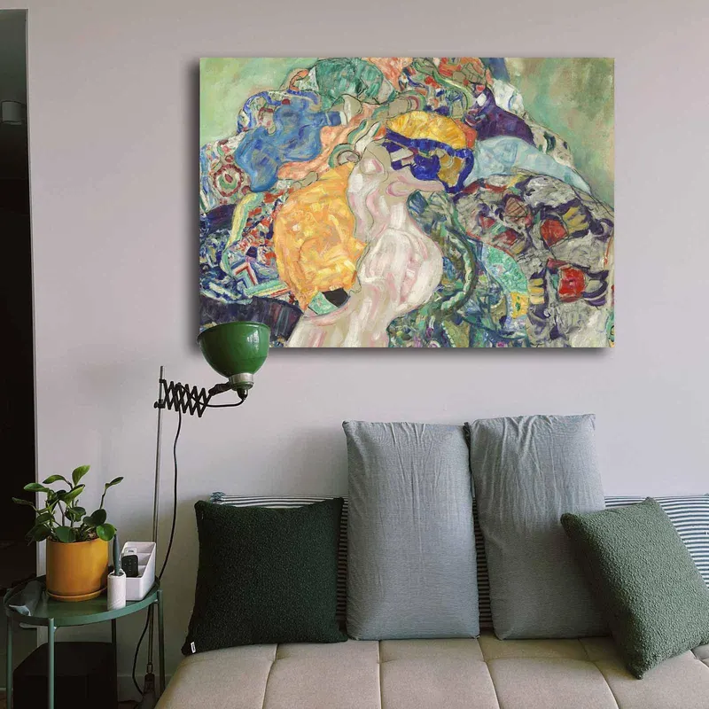 Tablou Canvas 70100KLIMT008, Multicolor, 100x70 cm - Multicolor