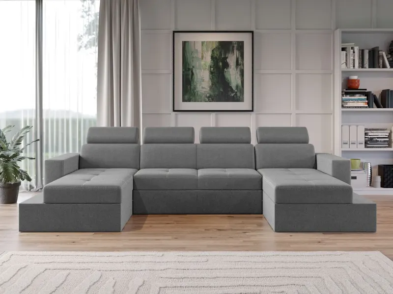 Coltar U Extensibil Paloma gri deschis — imaginea 2