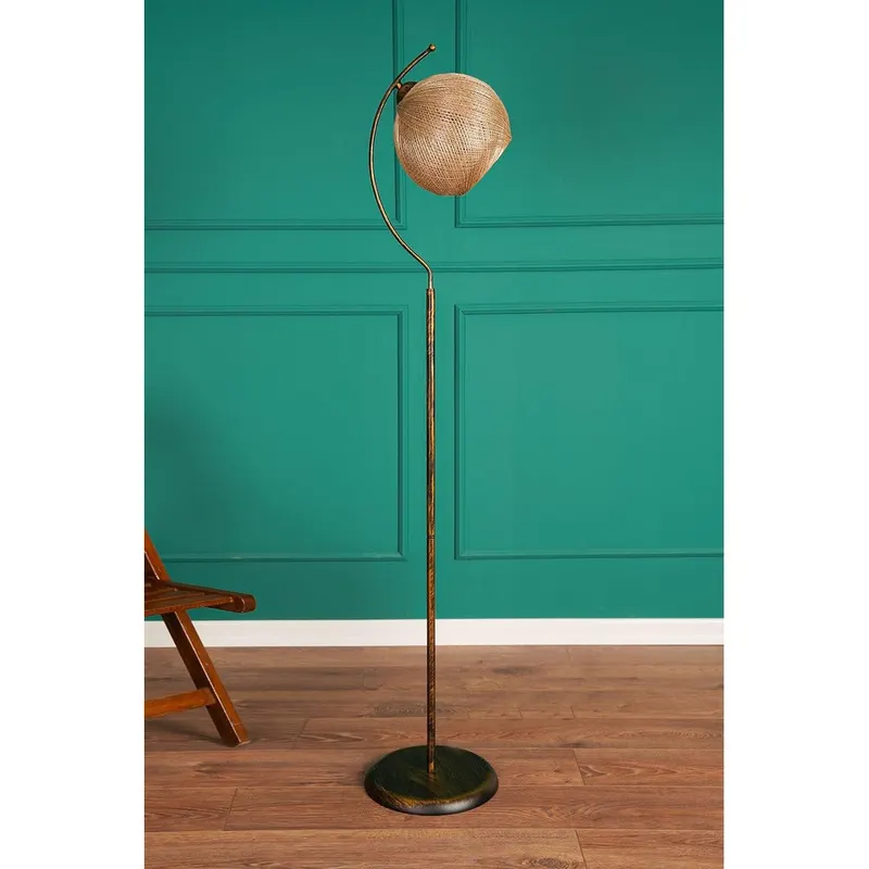 Lampadar Chaper, Auriu, 30x165x30 cm - Auriu