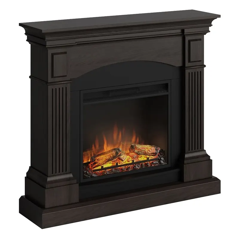 SEMINEU MAGNA ESPRESSO WENGE CU FOCAR ELECTRIC POWERFLAME 23 INCH