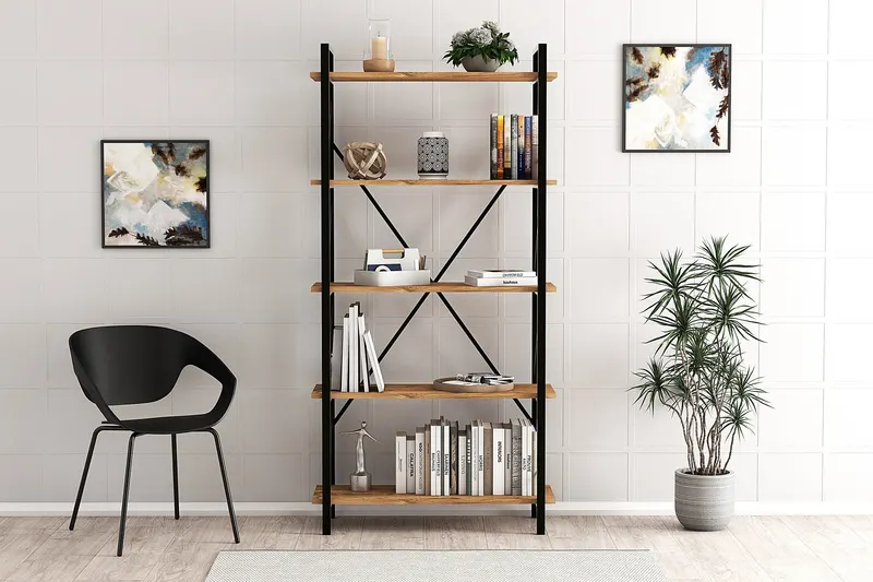 Raft Stil Industrial 100 X 180 X 34 Nero Elit