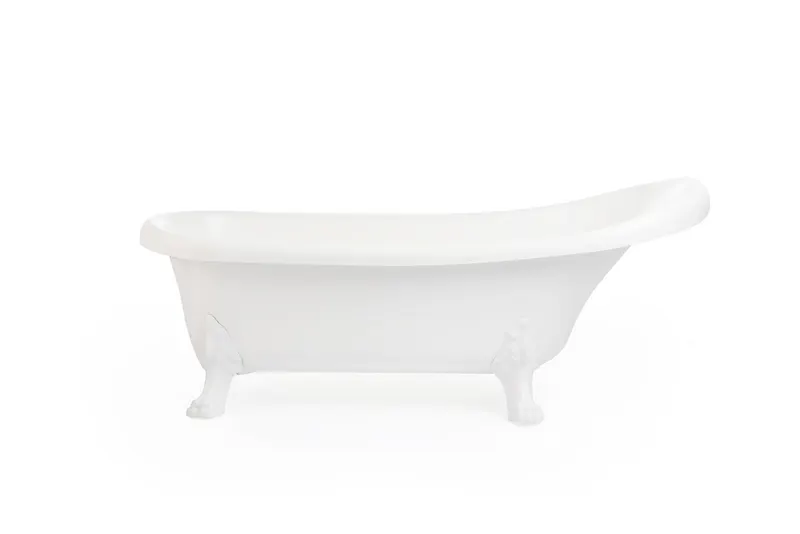 Cada freestanding retro model alb 170cm X 70cm