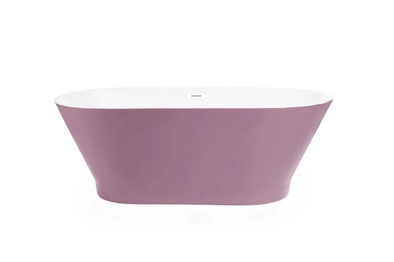 Cada baie freestanding Oslo pastel-violet 170cm X 80cm