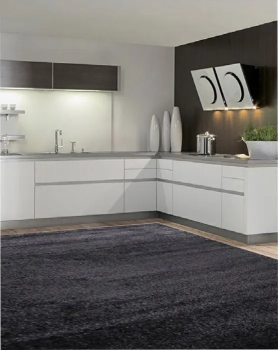 Covor Hermes model unicolor gri inchis 4047-333