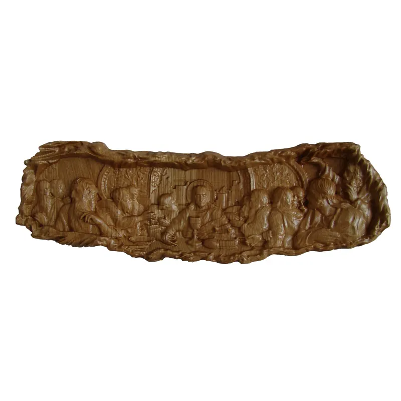 Icoana sculptata Cina cea de Taina 27x9 cm