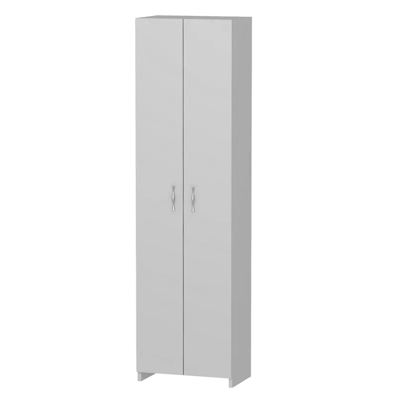 Dulap Multifunctional Daire cu 2 Usi, Alb, 49x182x30 cm - Alb