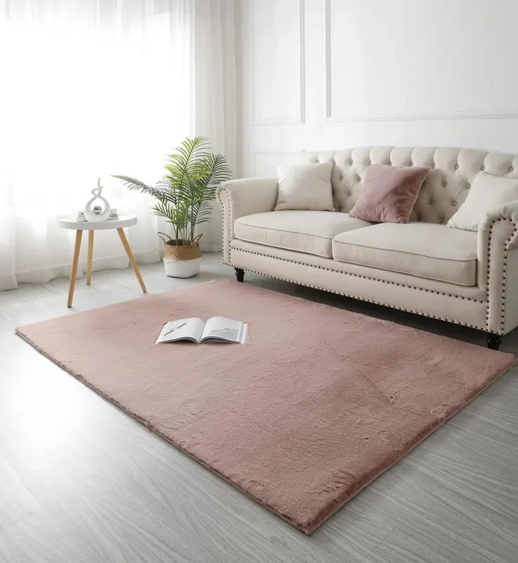 Covor blanita ecologica roz antiderapant SL020