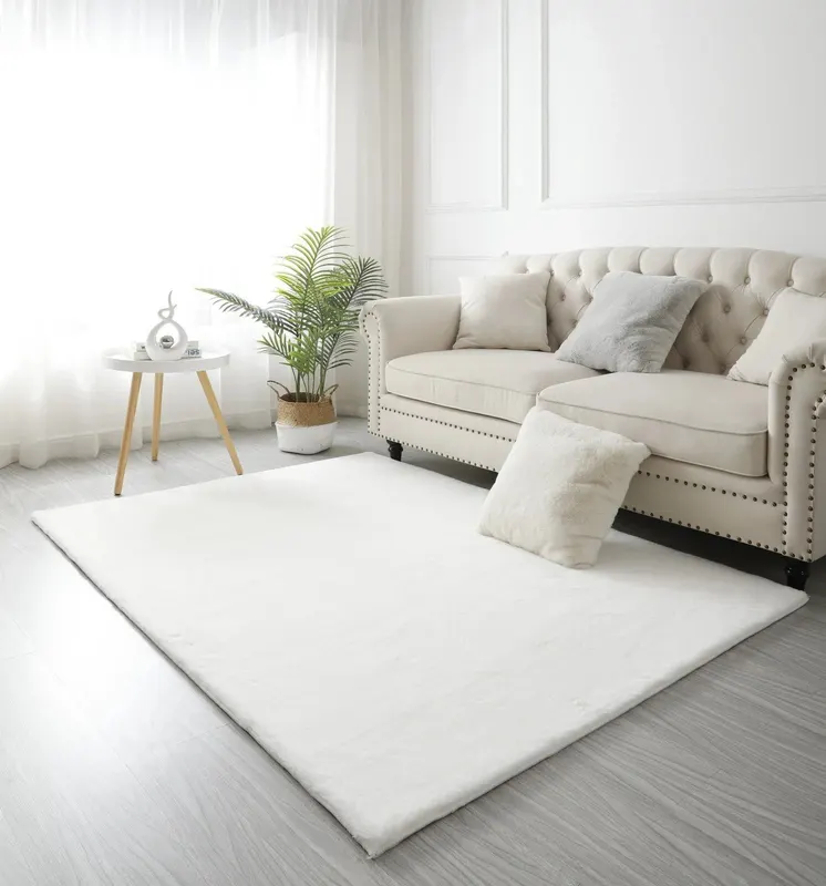 Covor blanita ecologica alb antiderapant SL060