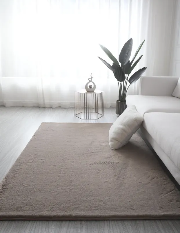 Covor blanita ecologica bej antiderapant SL080