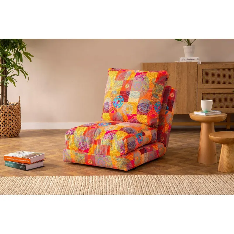 Fotoliu extensibil Matilda, Multicolor, 60x68x26 cm - Multicolor