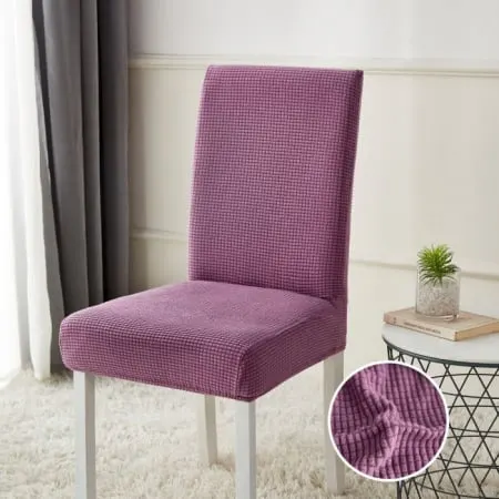 SET 4 HUSE SCAUN - elastice, universale, culoare lila