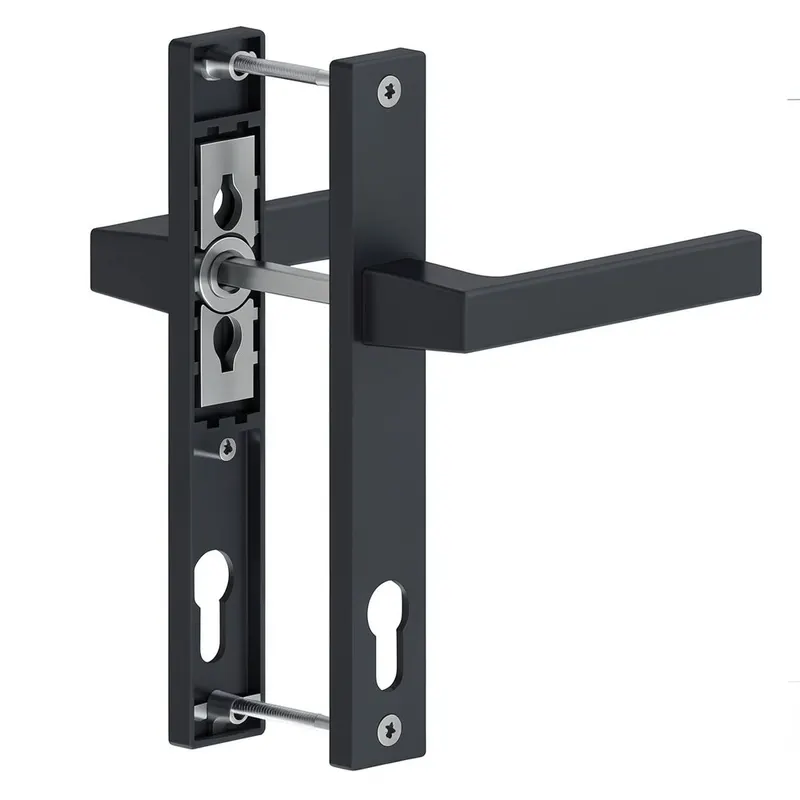 Maner usa PVC cu sild, aluminiu, antracit RAL 7016, 92 mm