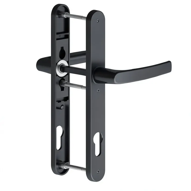 Maner usa PVC cu sild, aluminiu, antracit RAL 7016, 92 mm