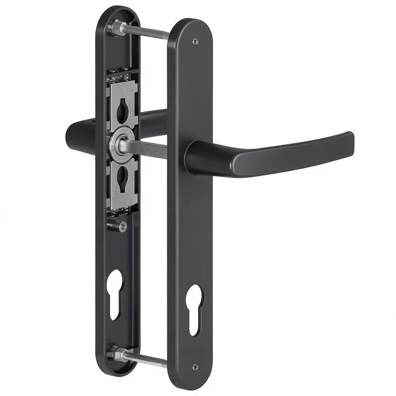 Maner usa PVC cu sild, aluminiu, antracit RAL 7016, 92 mm