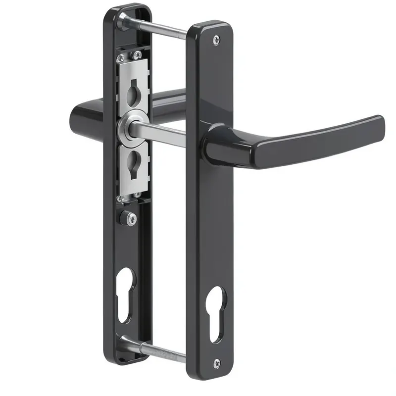 Maner usa PVC cu sild, aluminiu, antracit RAL 7016, 92 mm