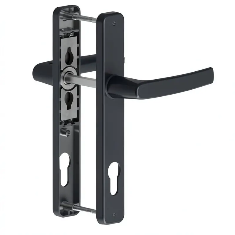 Maner usa PVC cu sild, aluminiu, antracit, 85 mm