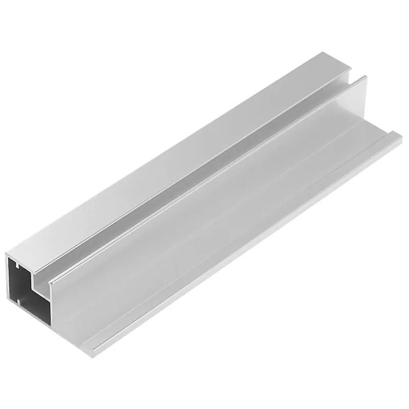 Profil maner rama geam din aluminiu, cu frezare Tip 1, 3 m