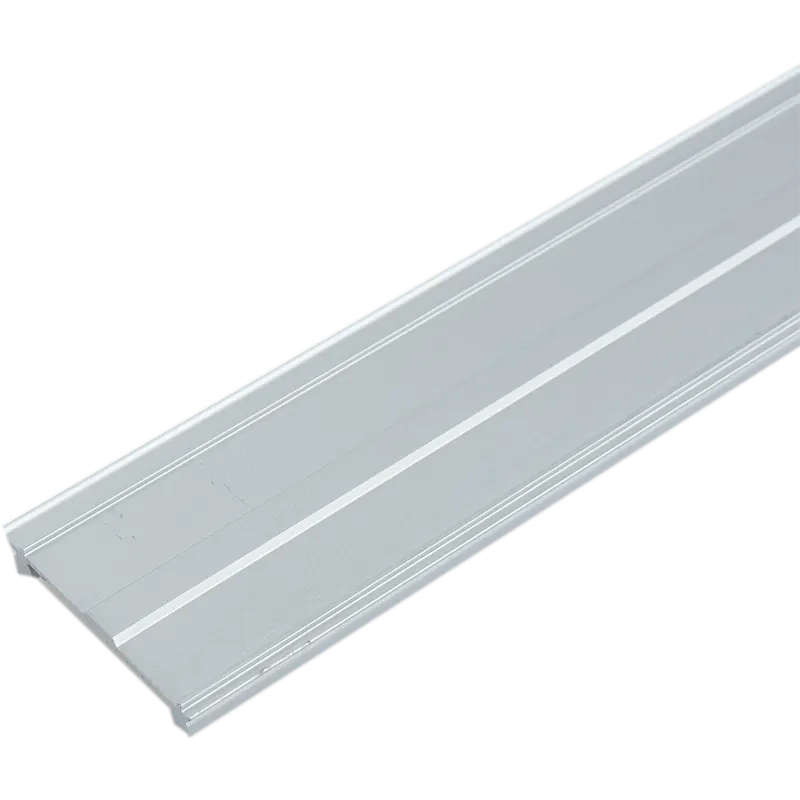 Profil rulare dublu inferior, aluminiu, rulare jos, 2 m