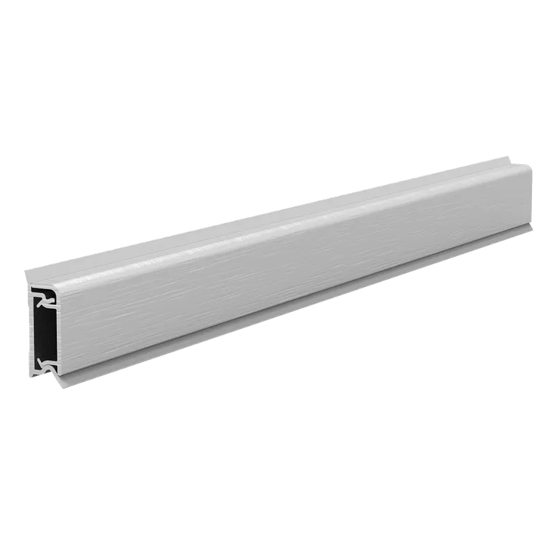 Profil inaltator plat pentru blat, aluminiu mat, 4 m