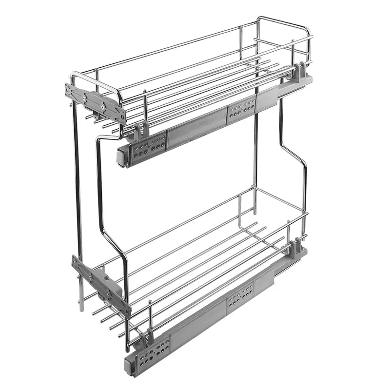 Cos metalic Jolly Siderplast, glisiera Hettich, dreapta, crom, 200 mm
