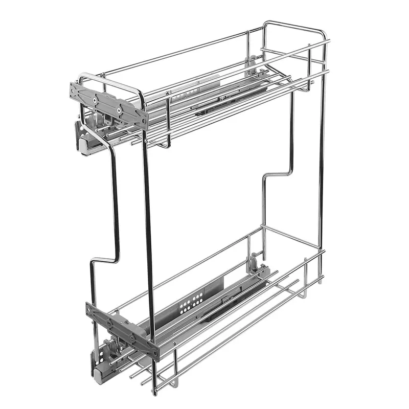 Cos metalic Jolly Siderplast, glisiera Hettich, stanga, crom, 200 mm