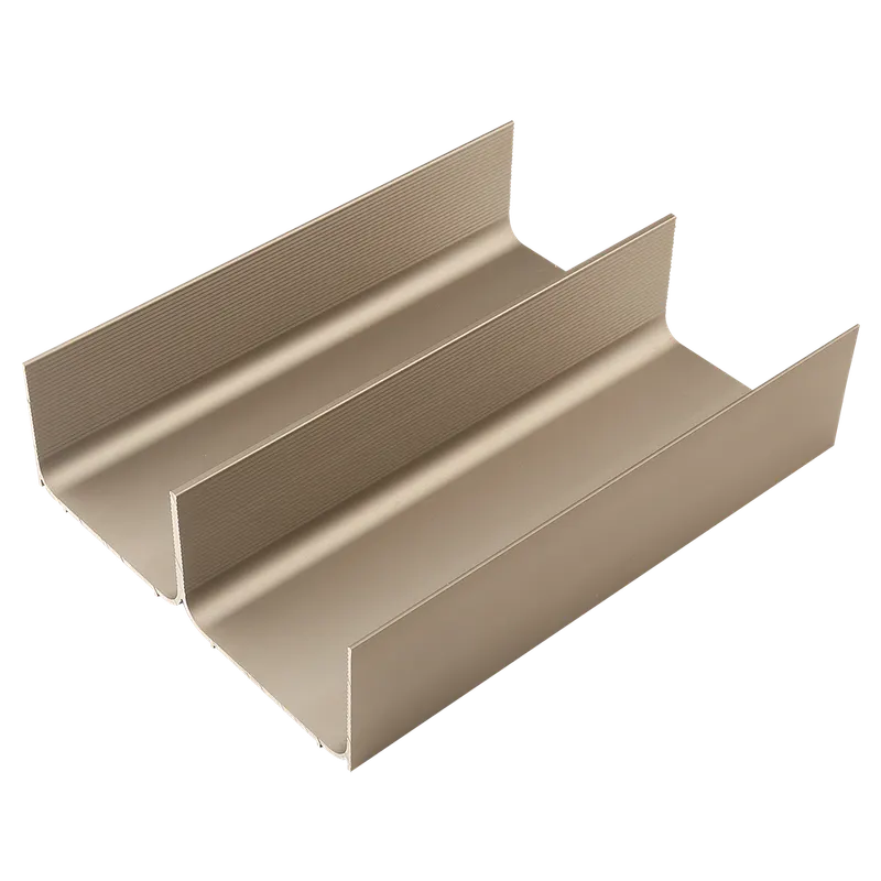 Profil dublu organizator pentru sertar Scilm, titan, 4200 mm lungime, 150 mm latime, 51 mm inaltime