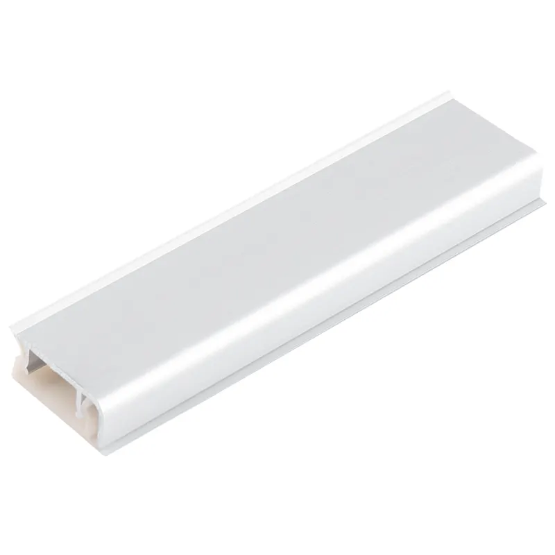 Profil inaltator plat pentru blat bucatarie 45S, aluminiu titan, 4 m