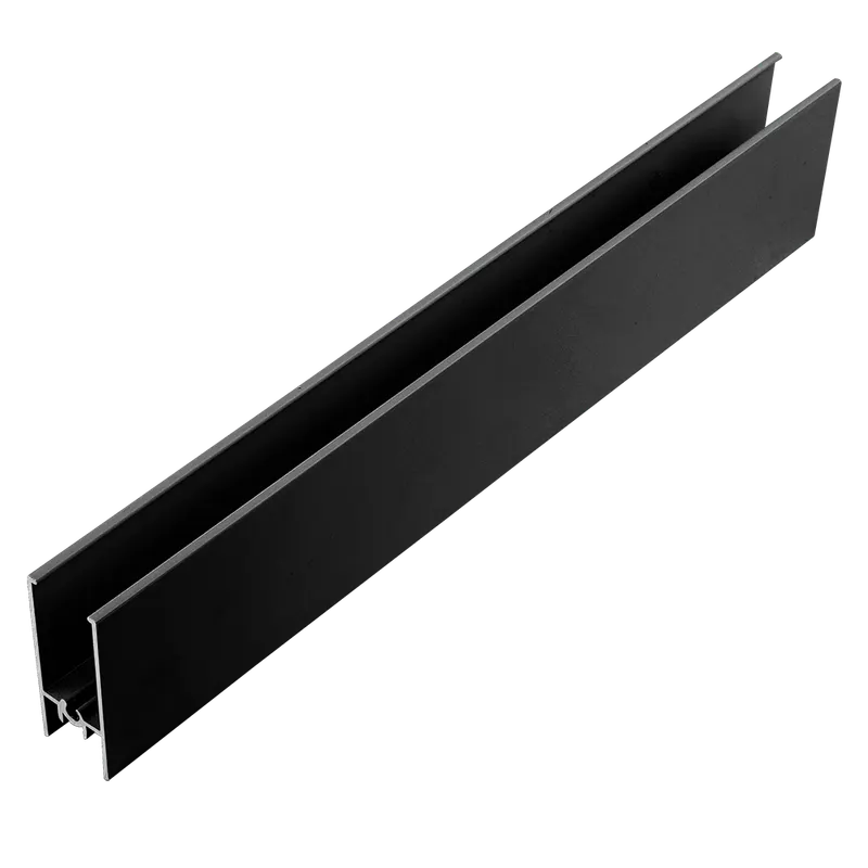 Profil de conectare mecanism Rama, aluminiu, negru, 4 m