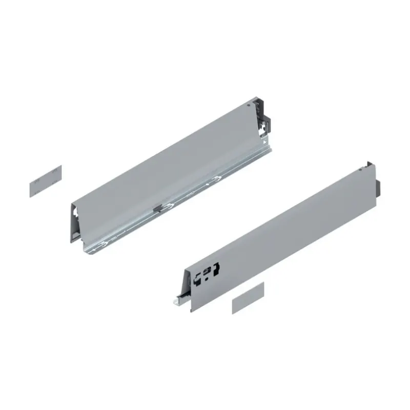 Set laterale sertar stanga/dreapta Blum Tandembox antaro, otel, gri metalic, M83 mm, 450 mm