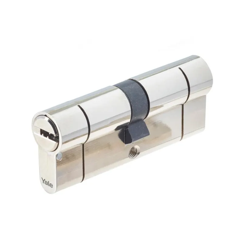 Cilindru de siguranta Yale, seria 2100, nichelat, 40 x 50 mm, 10 pini