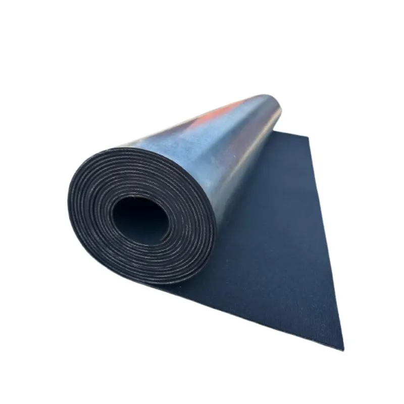 Covor cauciuc cu insertie Ikosar, negru, grosime 3.5 mm