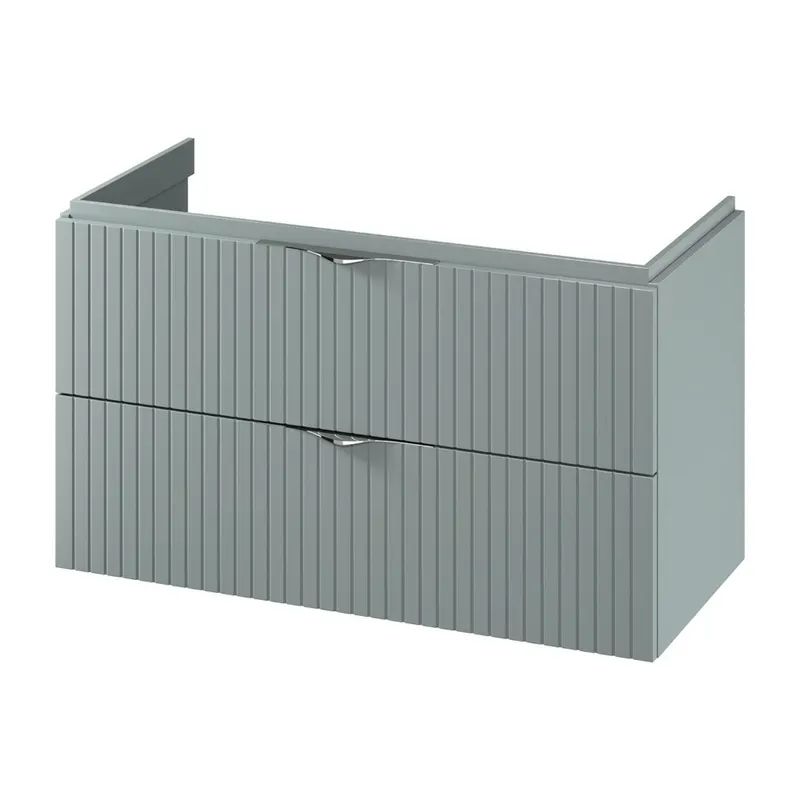 Mobilier baie Cersanit Tirso, dulap lavoar, suspendat, PAL, fiord, 100 x 45 x 55 cm