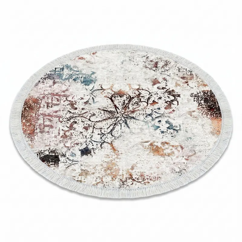 Covor Amira, Lavabil, Antiderepant, Multicolor, 100x100 cm - Multicolor / 100 x 100