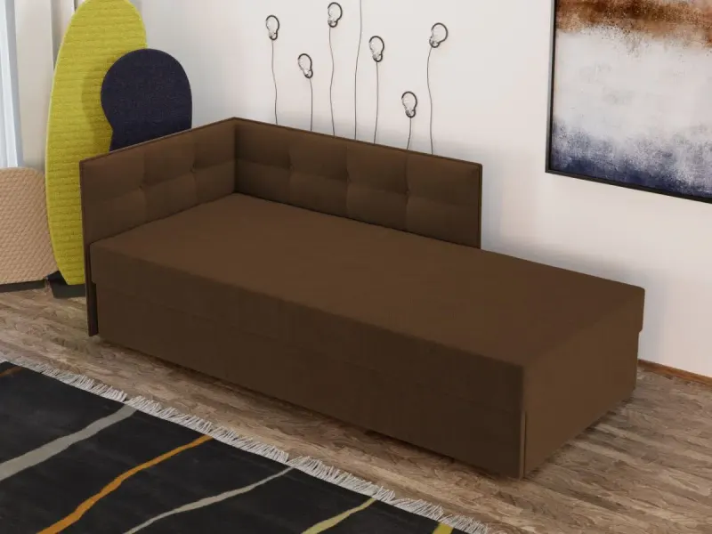 Divan / Pat tapitat Maro Story Extensibil — imaginea 2