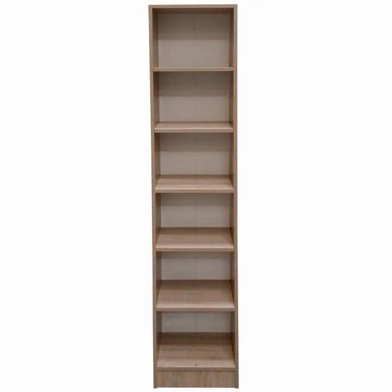 Dulap cu rafturi pal melaminat, sonoma, 40 x 28 x 202 cm
