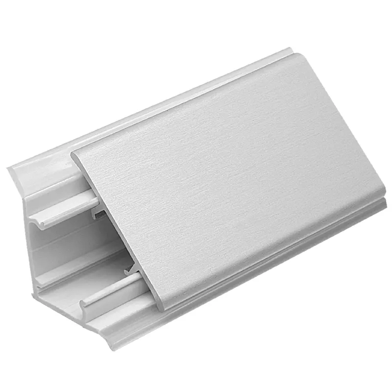 Profil inaltator pentru blat bucatarie 45S, aluminiu titan, 4 m