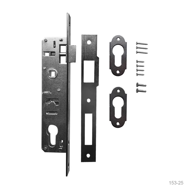 Broasca ingropata Kale, profil ingust, otel cromat, reversibila, placa frontala 23 mm, interax 30 mm, 153 x 85 mm