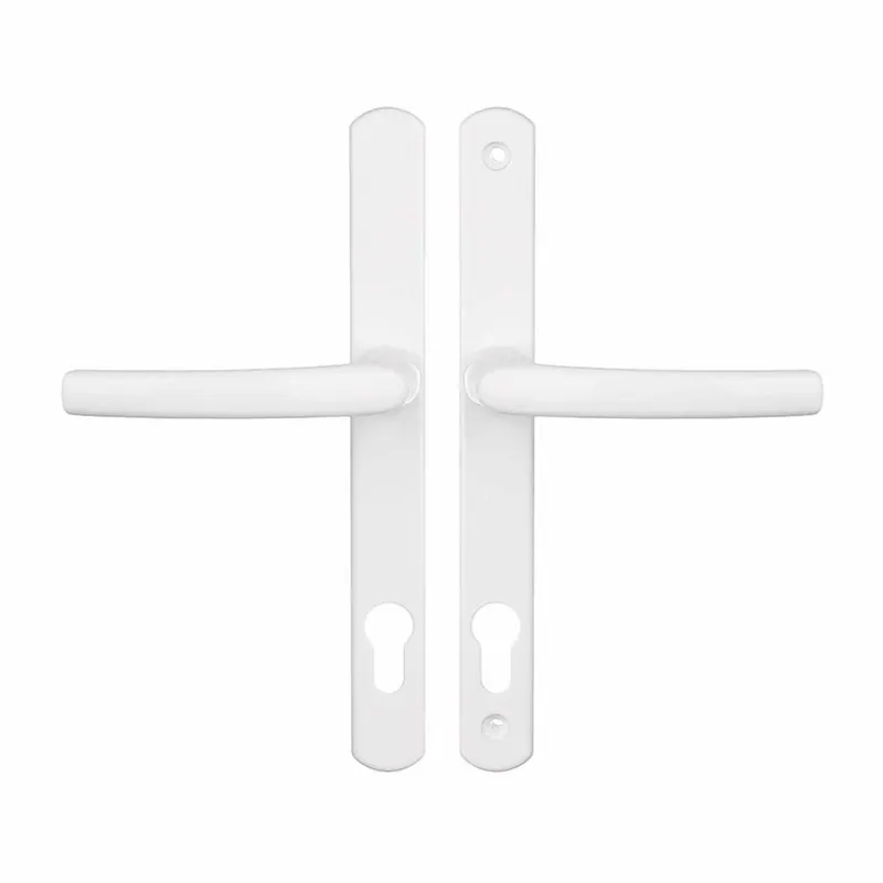 Maner usa interior Ecot Filiz, cu sild pentru cilindru, aluminiu, alb, 92 mm
