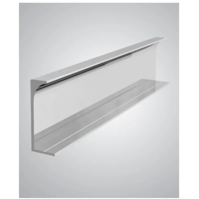 Profil maner vertical Ersas ER5474, aluminiu anodizat, gri mat, 3000 mm