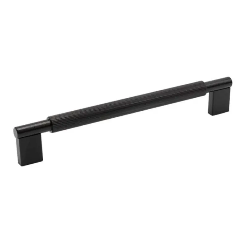 Maner Arpa Vieffe, aluminiu, negru periat, 212 mm