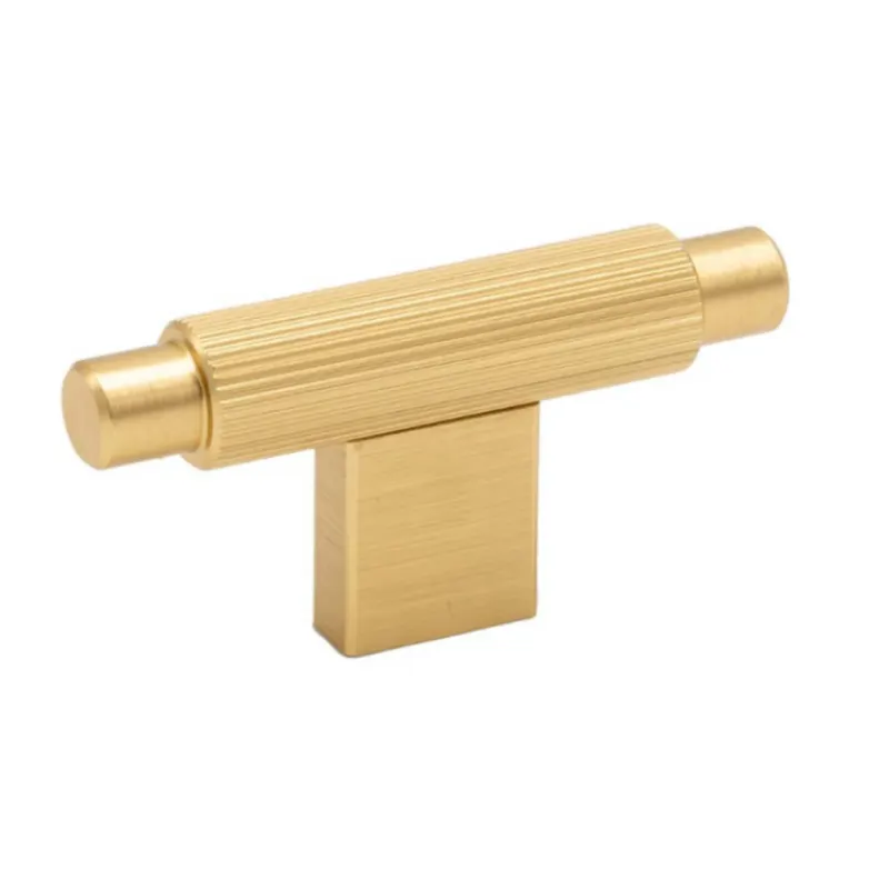 Buton T Arpa Vieffe, aluminiu, finisaj alama periata, 7 x 3.5 mm