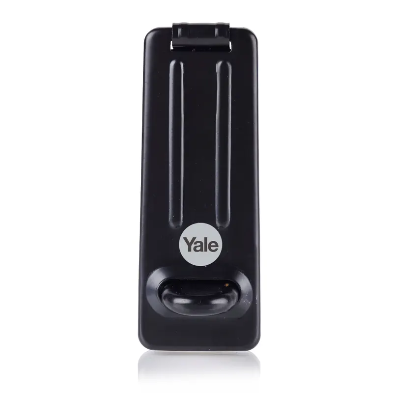 Zavor pentru lacat Yale, otel, 120 mm, negru