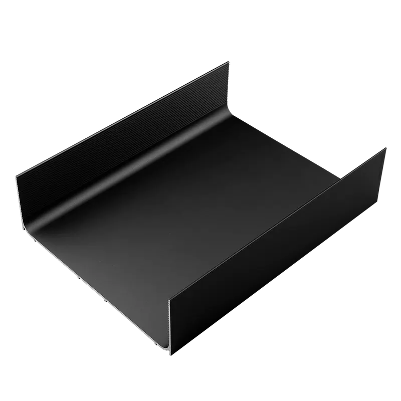 Profil simplu organizator pentru sertar Scilm, negru, 4200 mm lungime, 150 mm latime, 51 mm inaltime