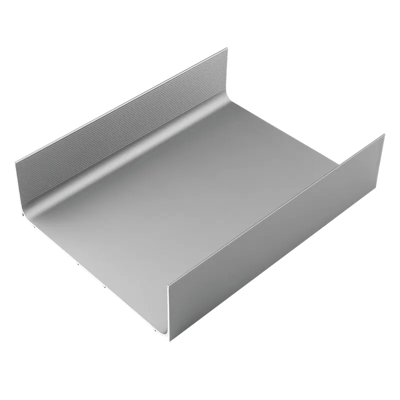 Profil simplu organizator pentru sertar Scilm, argintiu, 4200 mm lungime, 150 mm latime, 51 mm inaltime