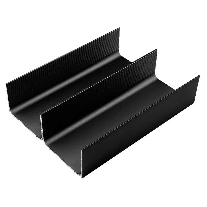 Profil dublu organizator pentru sertar Scilm, antracit, 4200 mm lungime, 150 mm latime, 51 mm inaltime