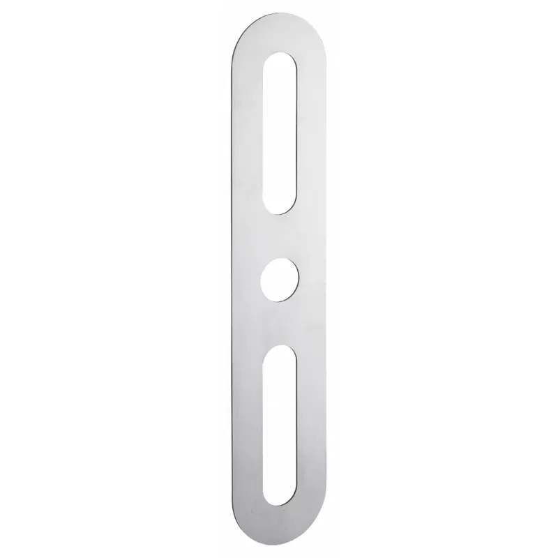 Placa acoperire margini, otel, argintiu, 70 x 312 mm