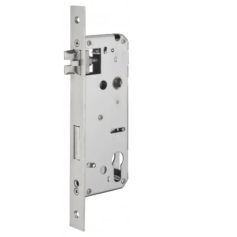 Broasca usa intrare, ingropata, contraplaca otel, argintiu, 50 x 85 mm